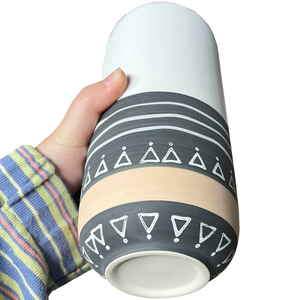 EFOLKI Ceramic Boho Vase